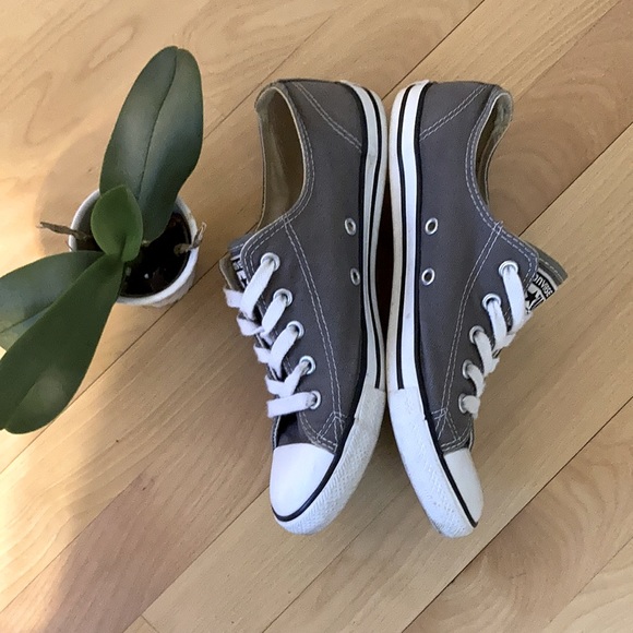 Grey Converse All Stars - Picture 2 of 3